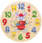 Viga Toys Puzzle din lemn plat Viga - Ceas (56171) Puzzle