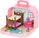 Battat Set de joaca Battat Lil'l Woodzeez - Dormitor cu pat supraetajat, in valiza (BTWZ6597Z) Figurina