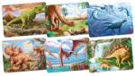 Goki Mini Puzzle din lemn Goki - Dinozauri, 24 piese, sortiment (57390) Puzzle