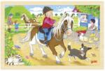 Goki Puzzle pentru copii Goki - Pony Farm, 24 de piese (57412) Puzzle