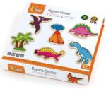 Viga Toys Set de magneți din lemn Viga - Dinozauri (50289)
