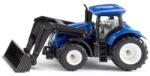 SIKU Jucarie metalica Siku - Tractor cu incarcator frontal New Holland, albastru (1396)