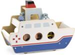 Viga Toys Jucărie din lemn Viga - Feribot cu 4 mașini (44684) Figurina
