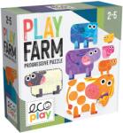 Headu Puzzle progresiv Headu Ecoplay - Animalele din ferma (HMU28658) Puzzle