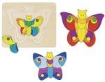 Goki Puzzle pentru copii cu mai multe straturi Goki - Fluture (57899) Puzzle