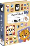 Janod Carte magnetica pentru copii Janod - Amesteca si aranjeaza imaginea (J02587) Puzzle
