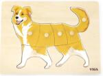 Viga Toys Puzzle educațional Montessori Viga - Câine (44611) Puzzle