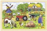 Goki Puzzle din lemn Goki - Ferma lui Millers (57891) Puzzle