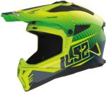 LS2 MX708 Fast II Duck motokrossz bukósisak zöld-sárga