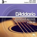 D'Addario EJ26-3D Corzi chitare acustice (EJ26-3D)