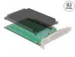 Delock PCI Express x16 kártya - 4 x belső NVMe M. 2 Key M hűtőbordával - elágazás (90054)