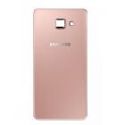 Samsung A510 Galaxy A5 2016 akkufedél (hátlap) ragasztóval rózsaszín OEM