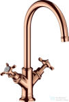 Hansgrohe AXOR MONTREUX kétkaros mosdó csaptelep nem zárható leeresztővel, polírozott vörös arany hatású 16506300 (16506300)
