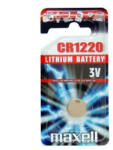 Maxell lítium gombelem, CR1220, 3 V, 35 mAh