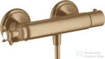 Hansgrohe Axor Montreux termosztátos zuhany csaptelep zuhanyszett nélkül, szálcsiszolt bronz 16261140 (16261140)