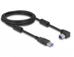 Delock Cablu USB 3.0-A la USB-B drept/unghi jos 2m, Delock 81113 (81113)