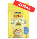 Friskies Halas száraz macskaeledel 2x10kg