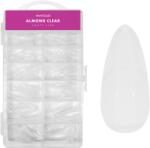 NANI gél műköröm tip box, 120 db, 10 féle méret - Almond Clear, rövid