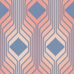 As Creation Tapet Retro Chic albastru