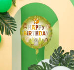 Party Pal Balon folie Happy Birthday animale padure 45 cm