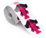 Oranjollie Rola Sablon Roz / Negru Oranjollie 100 buc