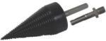 TopTrade fahasító kúp, 2 db 65 mm-es (SDS+ és hatlapfejű) adapterrel, 32 x 90 mm
