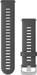 Garmin Curea Garmin Quick Release 22mm, de silicon, gri, cataramă argintie (Venu, Forerunner 255, Vívoactive 4 aj. )