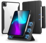ESR Rebound Hybrid Case 360 - полиуретанов калъф с отделящ се кейс и поставка за iPad Pro 13 (2024) (черен-прозрачен)