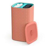 Joseph Joseph Szennyes kosár Joseph Joseph 50026, 71x39, 5x39, 5 cm, 60 l, Fogantyúk, 2 osztás, Korall (50026)