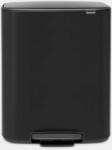 Brabantia 60 л матирано черен кош за смет Brabantia от серия Bo Pedal (1003185)