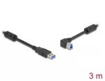 Delock Cablu USB 3.0-A la USB-B drept/unghi stanga 3m, Delock 81102 (81102)