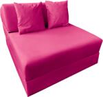 TEMPO KONDELA Saltea pliabilă/fotoliu extensibil, 2în1, roz magenta, PELOS Saltea