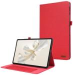  FABRIC Capac cu balamale pentru Honor Pad 9 roșu