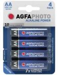AgfaPhoto Ceruzaelem AA, alkáli mangán, 1, 5V, 4 db, Agfa LR06, AA, LR6, AAB4E, AM3, 815, E91, LR6N
