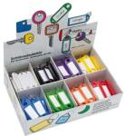 WEDO Kulcscímke display 200db kulcskarikával Wedo 8 különböző színben (UW003K)
