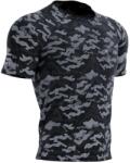 Compressport Férfi póló Compressport Training Short Sleeve T-Shirt Camo Premium - Fekete