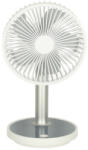 LIVEFY Desk vezeték nélküli asztali ventilátor 30cm, fehér