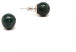 R. M. ékszer Fülbevaló golyó achát moha 8mm (087206)