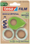 tesa Ragasztószalag 19mmx10m irodai újrahasznosított 2 db víztiszta szalag+adagoló Tesa Eco & Crystal (59038-00000-00) - iroszer24