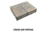 Elpreco Pavaj City Trio Combi Crem-Gri Patina 4 cm (ELP-C10108204211)