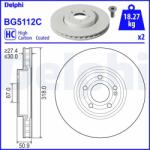 DELPHI féktárcsa DELPHI BG5112C (BG5112C)