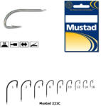 Mustad Carlige Mustad Cristal, Nichel, Revers, Nr 6, 10 Buc Plic (m.221c.6)