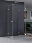NEW TRENDY Eventa cabină de duș 100x90 cm pătrat crom luciu/sticlă transparentă EXK-4611 (EXK4611)