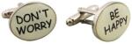  Mandzsetta gomb DON´T WORRY BE HAPPY (CSS452)