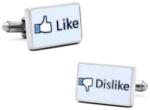  Mandzsetta gombok facebook gombokkal Like, Dislike - Tetszik, Nem tetszik (CSS601)