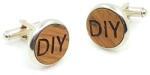EVA´S Fa mandzsettagombok DIY felirattal (CSS711)