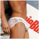 AussieBum Fürdőruha férfi AussieBum fehér félig átlátszó (MSUW088)