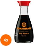 KIKKOMAN Set 4 x Sos de Soia, Kikkoman, 150 ml