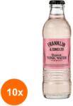 Franklin and Sons Set 10 x Apa Tonica cu Rubarba si Hibiscus, Franklin & Sons, Rhurbarb & Hibiscus, 200 ml