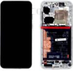 Huawei 02354MYC Gyári Huawei P50 OLED kijelző érintővel, Fehér kerettel előlap, akkumlátorral (02354MYC)